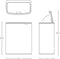 Brabantia Bo Touch Bin Prullenbak - 2 x 30 liter - Afvalscheiding - White
