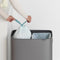 Brabantia Bo Touch Bin Prullenbak - 2 x 30 liter - Afvalscheiding - Platinum