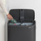 Brabantia Bo Touch Bin Prullenbak - 2 x 30 liter - Afvalscheiding - Matt Black