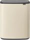 Brabantia Bo Touch Bin Prullenbak - 2 x 30 liter - Afvalscheiding - Soft Beige