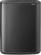 Brabantia Bo Touch Bin Prullenbak - 2 x 30 liter - Afvalscheiding - Confident Grey