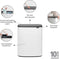 Brabantia Bo Touch Bin Prullenbak - 2 x 30 liter - Afvalscheiding - White