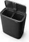 Brabantia Bo Touch Bin Prullenbak - 2 x 30 liter - Mineral Infinite Grey