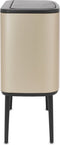 Brabantia Bo Touch Bin Prullenbak - 3 x 11 liter - Afvalscheiding - Metallic Gold