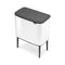 Brabantia Bo Touch Bin Prullenbak - 3 x 11 liter - Afvalscheiding - White