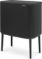 Brabantia Bo Touch Bin Prullenbak - 3 x 11 liter - Afvalscheiding - Matt Black