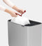 Brabantia Bo Touch Bin Prullenbak - 3 x 11 liter - Afvalscheiding - Matt Steel Fingerprint Proof