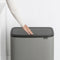 Brabantia Bo Touch Bin Prullenbak - 3 x 11 liter - Afvalscheiding - Mineral Concrete Grey
