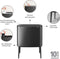 Brabantia Bo Touch Bin Prullenbak - 3 x 11 liter - Afvalscheiding - Confident Grey