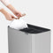 Brabantia Bo Touch Bin Prullenbak - 3 x 11 liter - Afvalscheiding - Matt Steel Fingerprint Proof