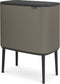 Brabantia Bo Touch Bin Prullenbak - 3 x 11 liter - Afvalscheiding - Platinum