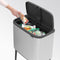 Brabantia Bo Touch Bin Prullenbak - 36 liter - Matt Steel Fingerprint Proof