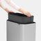Brabantia Bo Touch Bin Prullenbak - 36 liter - Matt Steel Fingerprint Proof