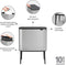 Brabantia Bo Touch Bin Prullenbak - 36 liter - Matt Steel Fingerprint Proof