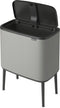 Brabantia Bo Touch Bin Prullenbak - 36 liter - Mineral Concrete Grey