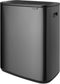 Brabantia Bo Touch Bin Prullenbak - 60 liter - Confident Grey