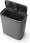Brabantia Bo Touch Bin Prullenbak - 60 liter - Mineral Concrete Grey