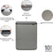 Brabantia Bo Touch Bin Prullenbak - 60 liter - Mineral Concrete Grey
