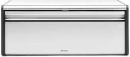 Brabantia Broodtrommel - met Klepdeksel - Matt Steel Fingerprint Proof / Matt Black