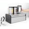 Brabantia Broodtrommel - met Klepdeksel - Matt Steel Fingerprint Proof / Matt Black