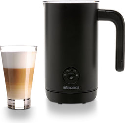 Brabantia Elektrische Melkopschuimer - 4-in-1 - Warm en Koud Opschuimen - BPA én PFAS vrij - BBEK1047