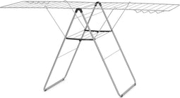 Brabantia HangOn Droogrek 25m - Inklapbaar Wasrek - Metallic Grey