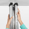 Brabantia Lift-O-Matic Droogmolen - met Metalen Grondanker - 50 m - Metallic Grey