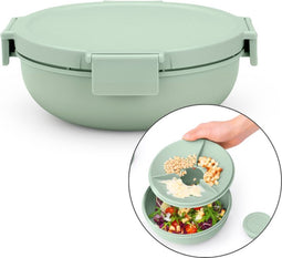 Brabantia Make & Take Salade Lunchbox To Go - 1,3 l - Kunststof - Jade Green