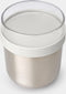 Brabantia Make & Take Thermosbeker - Lunchbeker - 0,5 l - Light Grey