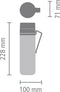 Brabantia Make & Take Thermosfles - Koffiebeker To Go - 500 ml - Light Grey