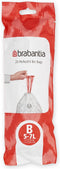 Brabantia PerfectFit Afvalzak met trekbandsluiting - 5-7 l - Code B - 20 stuks