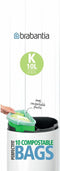 Brabantia PerfectFit Composteerbare Vuilniszakken - 10 l - Code K - 10 stuks