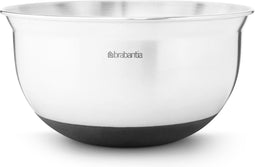 Brabantia Profile Beslagkom - 1,0 l - Matt Steel met Zwart