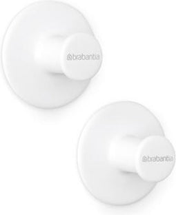 Brabantia ReNew Handdoekhaakjes - 2 stuks - Zonder boren - White