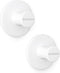Brabantia ReNew Handdoekhaakjes - 2 stuks - Zonder boren - White