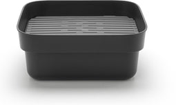 Brabantia SinkSide Afwasbak - Vierkant - met Afdruipschaal - Dark Grey