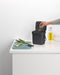 Brabantia Sort & Go Aanrecht Afvalbakje - 3 liter - Dark Grey