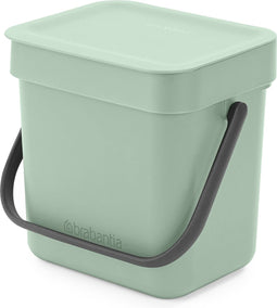Brabantia Sort & Go Aanrecht Afvalbakje - 3 liter - Jade Green