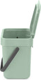 Brabantia Sort & Go Aanrecht Afvalbakje - 3 liter - Jade Green