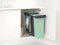 Brabantia Sort & Go Inbouw Prullenbak - 2 x 30 liter - Jade Green en Dark Grey
