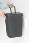 Brabantia Sort & Go Prullenbak - 12 liter - Dark Grey