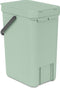 Brabantia Sort & Go Prullenbak - 12 liter - Jade Green