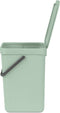 Brabantia Sort & Go Prullenbak - 12 liter - Jade Green