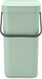 Brabantia Sort & Go Prullenbak - 12 liter - Jade Green
