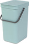 Brabantia Sort & Go Prullenbak - 12 liter - Mint