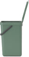 Brabantia Sort & Go Prullenbak - 16 liter - Fir Green