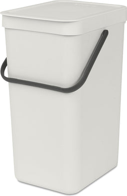 Brabantia Sort & Go Prullenbak - 16 liter - Light Grey