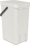 Brabantia Sort & Go Prullenbak - 16 liter - Light Grey