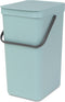 Brabantia Sort & Go Prullenbak - 16 liter - Mint