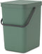 Brabantia Sort & Go Prullenbak - 25 liter - Fir Green